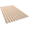 Ekena Millwork 94H x 1/4T Adjustable Wood Slat Wall Panel Kit w/ 4W Slats, Red Oak contains 11 Slats SWW55X94X0250RO - alternate 3